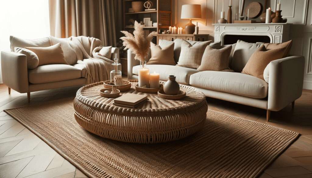 Wicker Coffee Table