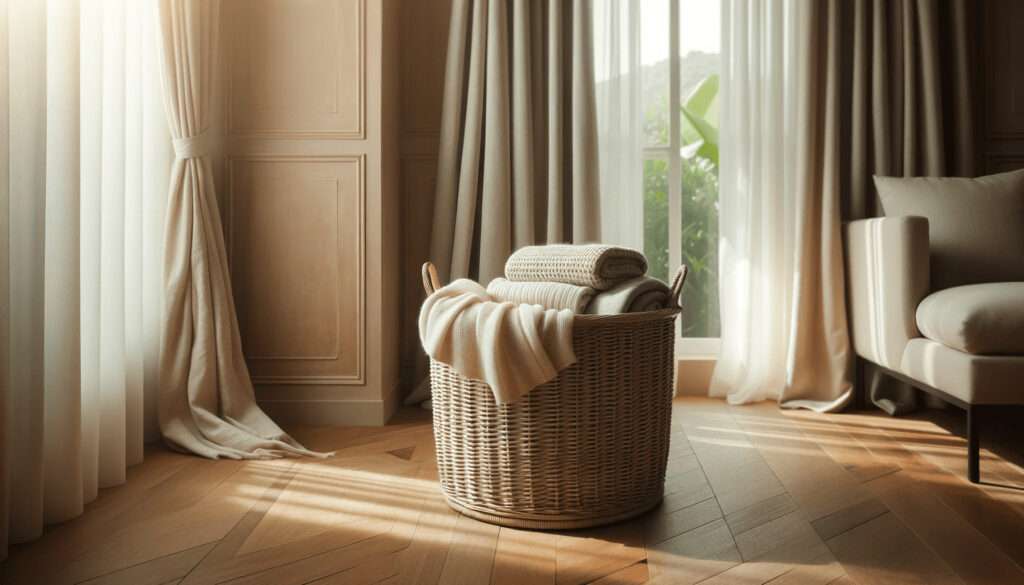Wicker Basket with Lid for Your Home